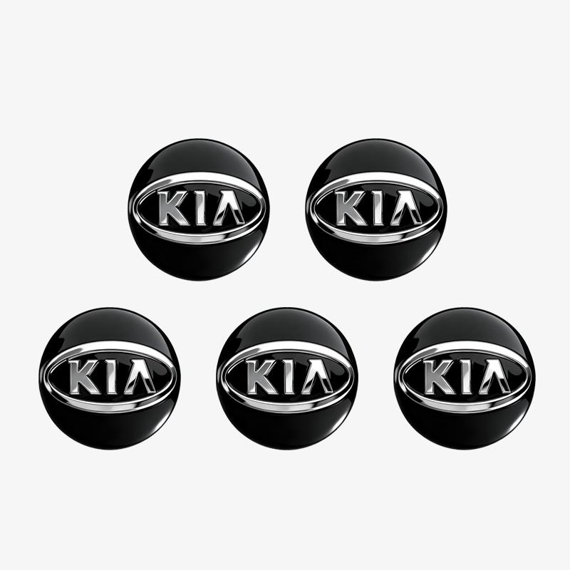 Car Remote Key Emblem Sticker Aluminum Keys Decoration Decal For KIA K9 Sportage Niro K5 Carnival EV6 EV9 EV3 K8 Stinger Forte