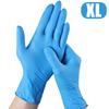 100PCS Blue Nitrile Gloves Disposable Home Cleaning Nitrile Gloves Suitable Waterproof Pet Bathing Stain Resistant Tool