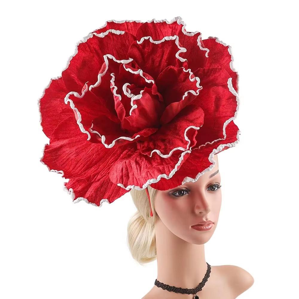 Exquisite Vintage Fascinator Hat Elegant Masquerade Hair Band Photography