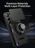 Armor Shockproof Slide Lens Protection Hard Case For INFINIX Hot 60 Magnetic Ring Holder Phone Cover