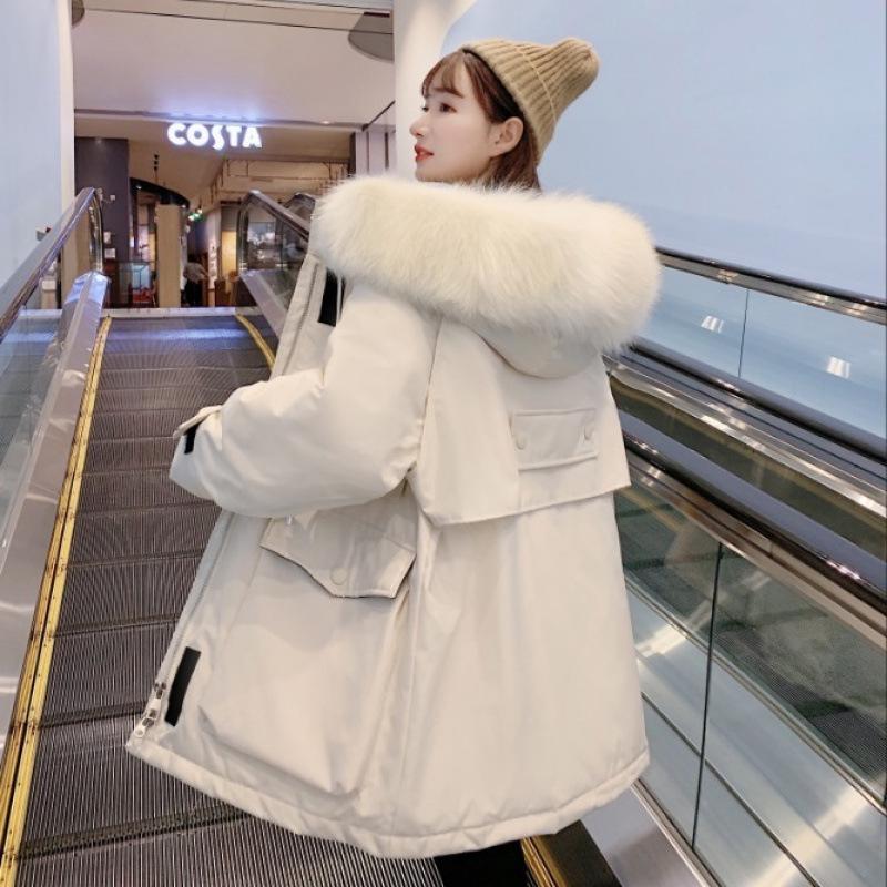 Women's Winter Down Cotton Padded Jacket - Hong Kong & Korean Style, Dongdaemun Inspired, Loose Fit, Ideal for Students
