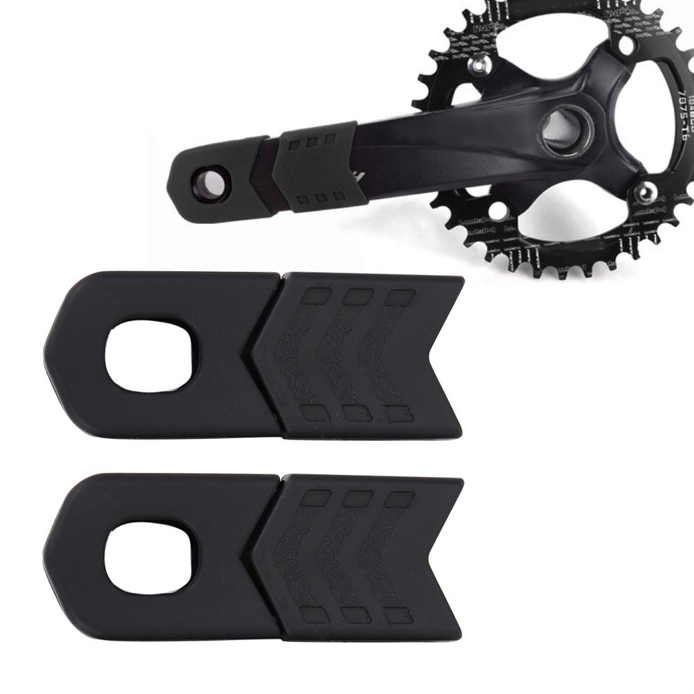 Bicycle Silicone Crankset Crank Arm Boots Protectors Silicone Cycling Protective Sleeve Cover