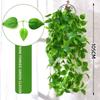 9 Forks  Artificial Vines Plants Plastic Leaf Outdoor Creeper Green Ivy Wall Hanging for Home Garden Wedding Decor New YearDecor