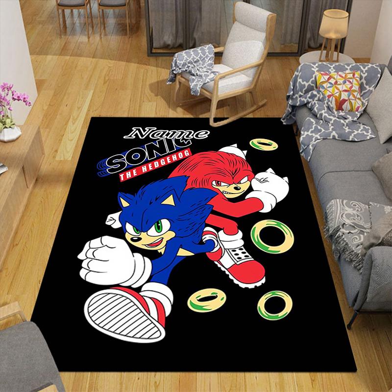 Custom 1Pc Sonic Vs Shadow Clash Rug Office Carpet Indoor Outdoor Entrance Doormat Nonslip Soft And Comfortable Living Room D2915328