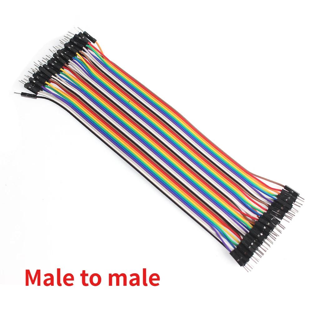 40PIN Cable Dupont Line 10/15/20/30/40 CM Male To Male Female To Female Male To FeMale Jumper Dupont Wire Cables for PCB DIY KIT
