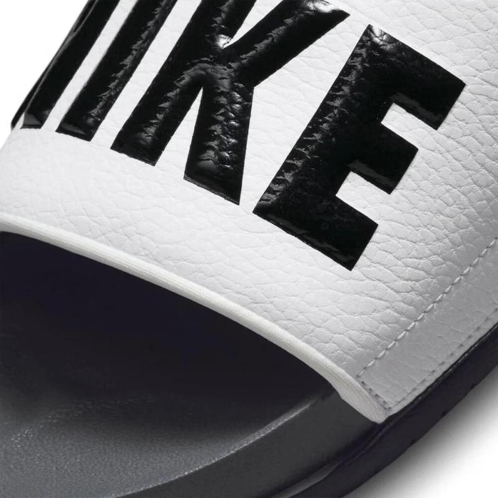 NIKE Casual Shoes for Men, Slip-On Sandals OFFCOURT BQ4639-001, White And Black