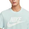 Nike Comfortable Fashionable Simple Versatile Short Sleeve T-Shirt Men Tops Light-Blue AR5005-474