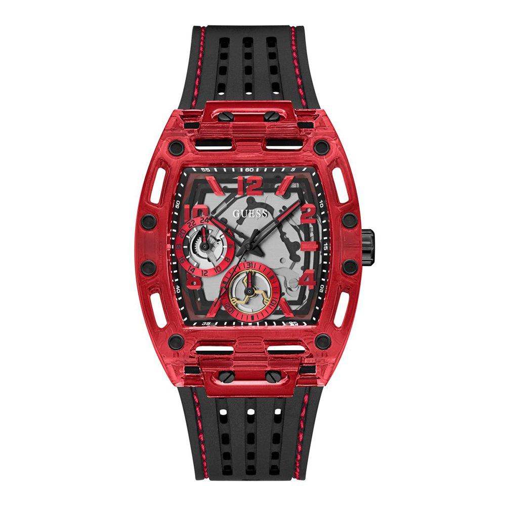 Guess Phoenix Men’s Quartz Watch Multifunction Red