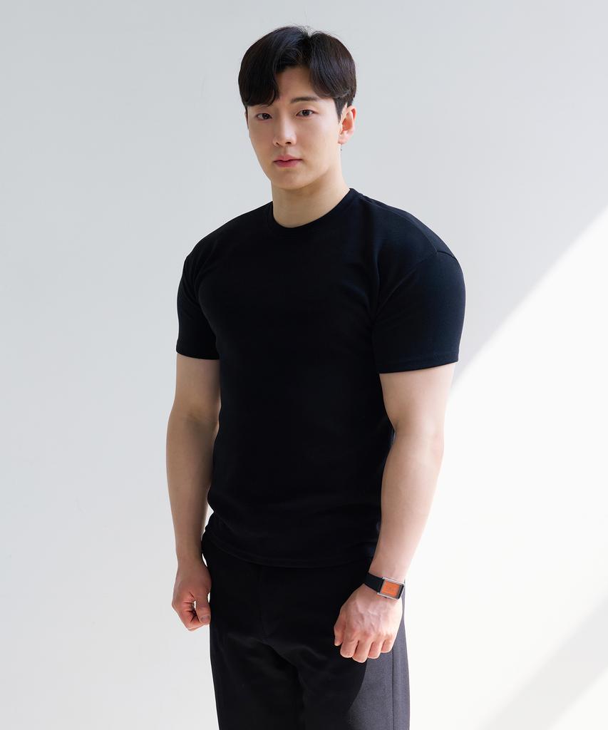 HECKCOOLNAM Men'S Muscle Fit Short Sleeve T-Shirt With Premium, Stretchy Fabric That Makes Shoulders Look Broader