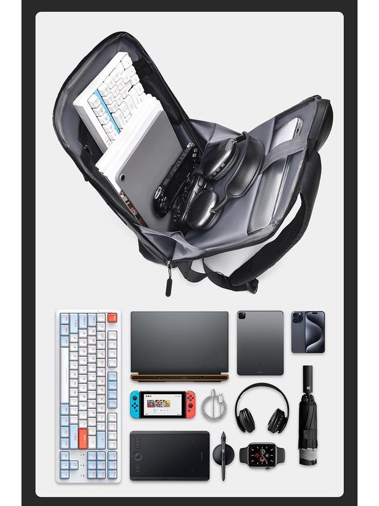 Módní cestovní batoh na notebook s velkou kapacitou