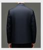 Men's Stylish Single-Breasted Lapel Jacket - Autumn/Winter Business Casual Warm Outerwear for Middle-Aged & Young.