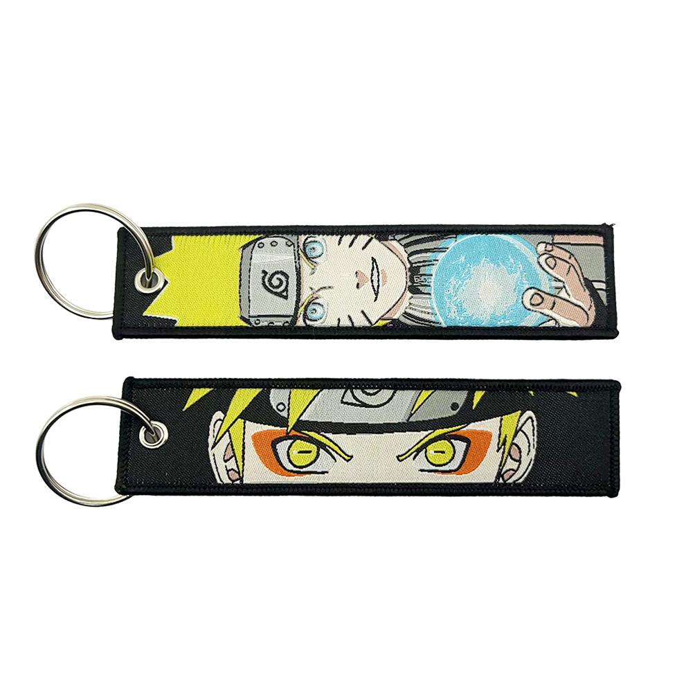 One Piece Adorable Keychain Anime Peripheral Dragon Ball Car Keychain Cartoon Naruto Male plus Female Birth Date Present Xmas