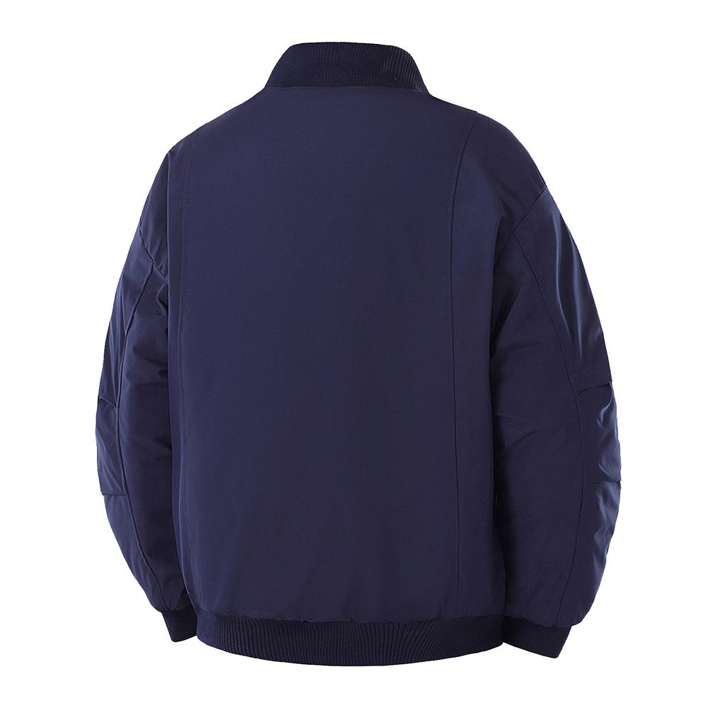 Мужская повседневная однотонная куртка с воротником-стойкой, водонепроницаемая и ветрозащитная, на хлопковой подкладке, мужская теплая куртка в стиле ретро на хлопковой подкладке