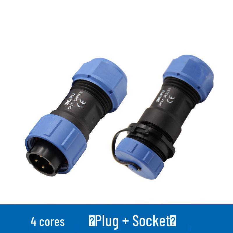 Weipu SP17 Series 2-9 Pin IP68 Waterproof Aviation Plug Connector