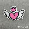 Cute Cartoon Small Embroidery Patches For Clothing Candycherry Patch Iron On Patches On Clothes Fusible Patch Stickers Badges