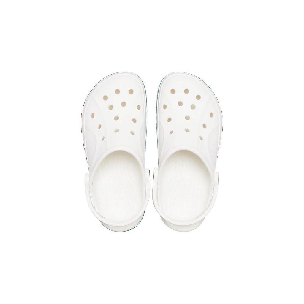 Crocs Comfortable Versatile Breathable Casual Non-Slip Shock Absorbing Durable Sandals Kids Sandals White 209731-100