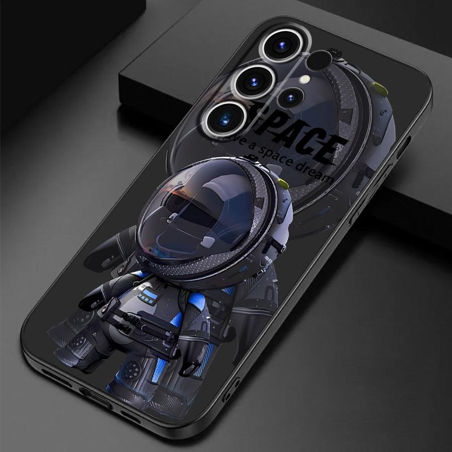 

Luxury Space Astronaut Phone Case for Samsung Galaxy S24 Ultra S23 Ultra S22 Plus S21 5G S20 S21 FE S22 Ultra S24 Soft Funda for Galaxy S20 FE