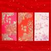 6Pcs Chinese Style Lucky Red Pocket Traditional Gift Bags Hongbao New Year Red Envelope  Kids