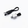 Pressure Sensor Transducer Transmitter for Water Oil Fuel Gas Air 1/8NPT 5V Ceramic Sensor Stainless Steel 300-3000PSI Optional