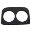 For Subaru Forester 2025 Accessories ABS Carbon Fiber Car Rear Seat Water Cup Holder Frame Cover Sticker Trim Styling