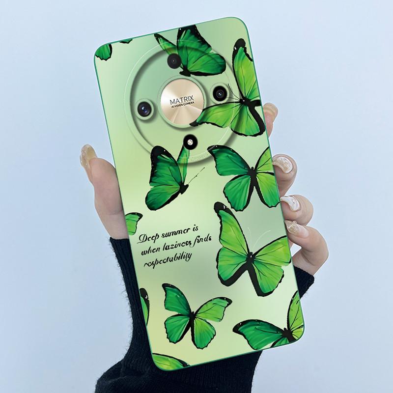 For Honor Magic5 Lite 5G Case Simplicity flower Silicone Soft Back Cases For Magic6 Lite 5G Cover Magic 5Lite 6Lite Bumper Shell