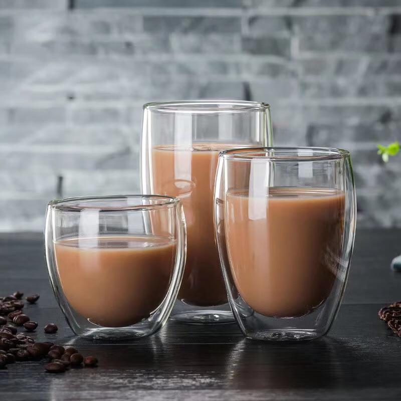 Shangqi Double Wall Glass Drinking Cups