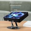 Universal 360° Rotating All-Metal Tablet Stand for Desktop Lifting, Folding, and Live Broadcasting