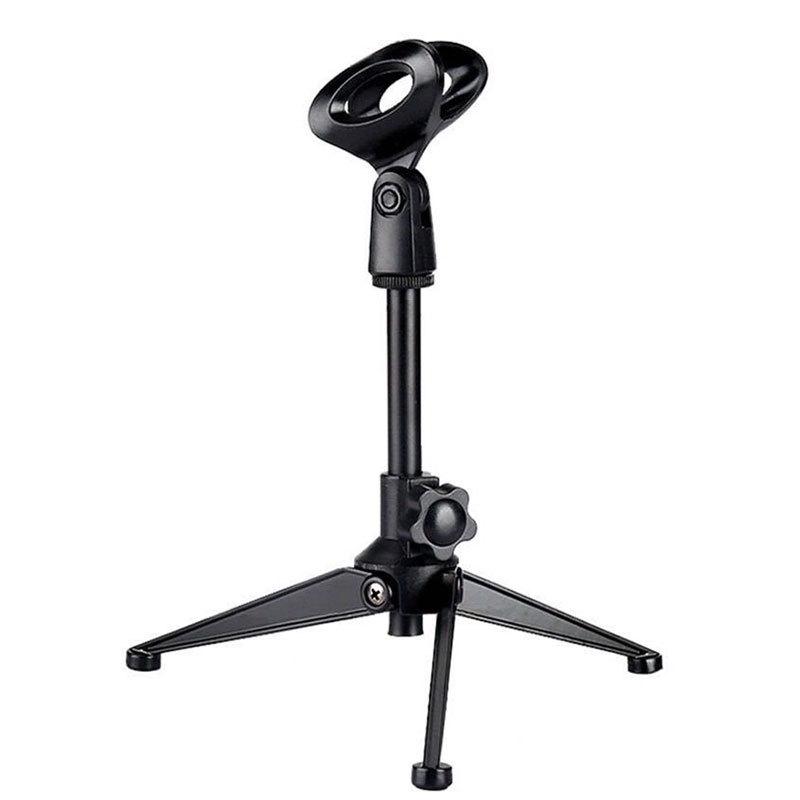 Foldable Desktop Microphone Tripod Stand for Live Streaming and Douyin Streamers
