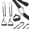 Durable And Safe Tricep Biceps Back Blaster Rope Lat Pull Down Attachment Training Gym Weight Chest Muscle Workout Extension Straps Premium Nylon