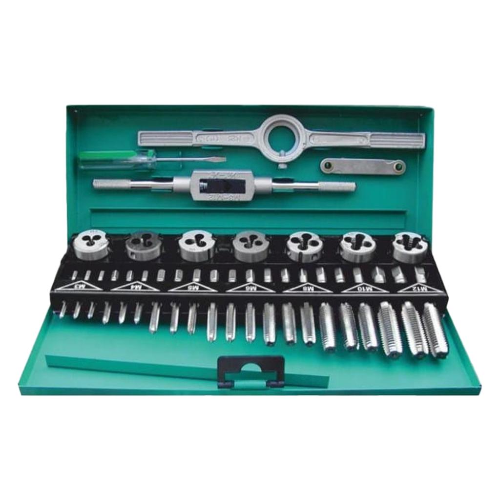 AW Tools Steel Tap & Die Set (Pack of 32)