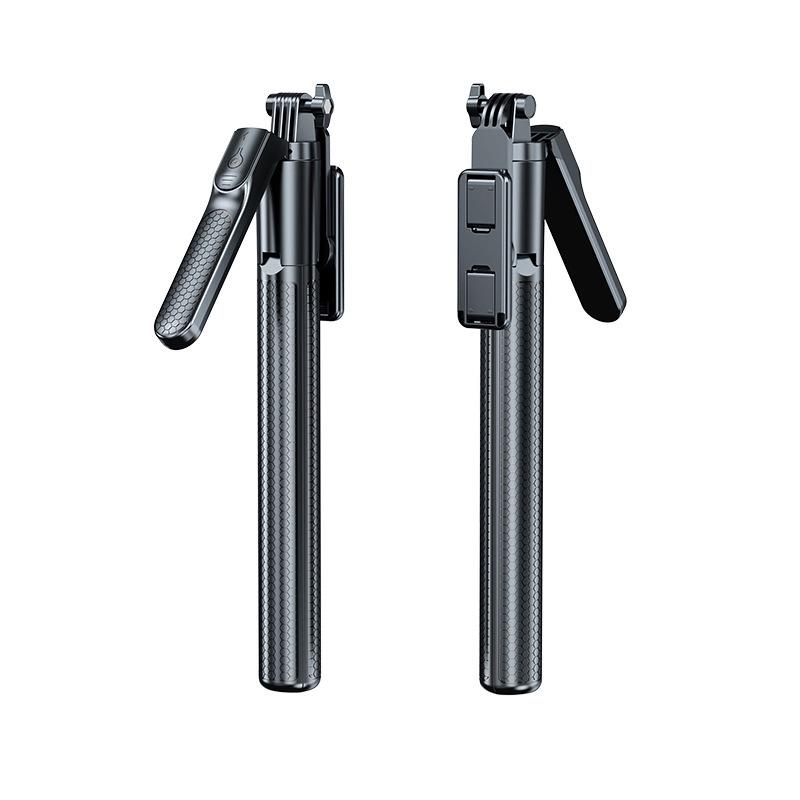 1.7m Anti-Shake Selfie Stick with Bluetooth Remote, Stabilizer, Telescopic Frame, Fill Light, and Mobile Holder for Live Streaming.