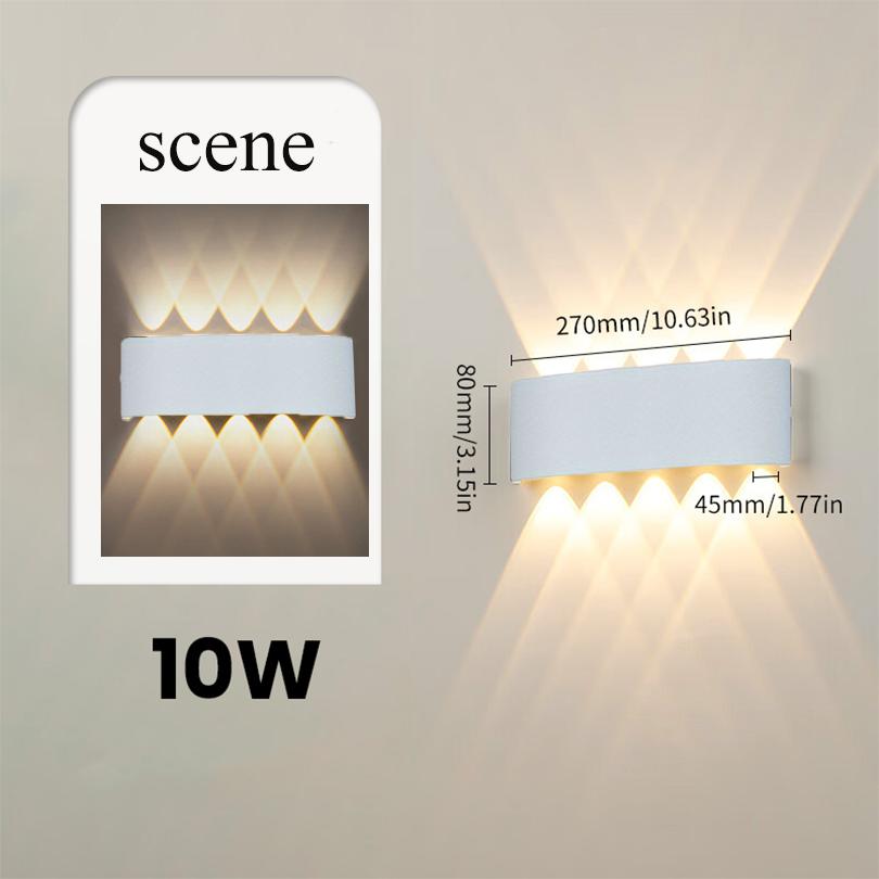 LED Wall Lamp LED Bulb Outdoor Motion Sensor Light Waterproof IP66 Wall Light Porch Garden Lights Living Room Street Stairs