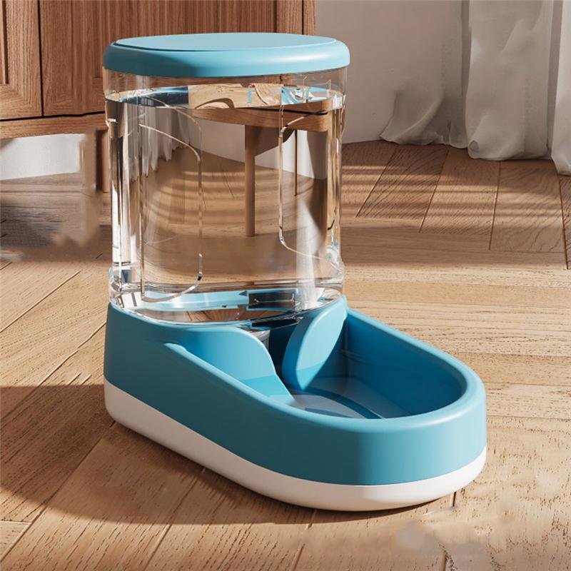M-Modern-Pet Dog Feeder Cat Automatic Fountain Drinking Water Feeding Bowl
