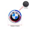 DJSA5 Hood Trunk Wheel Steering Badge 7Pcs Emblem Set For BMW E46 E90 F10 F30 G20 X5 82mm 74mm 68mm 56mm 45mm 50th Anniversary Car