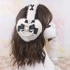 Handmade Japanese Sweet Mine Hairy Rhinestone Big Love Bow Warm Earmuffs Lolita Sweet Girls Earmuffs