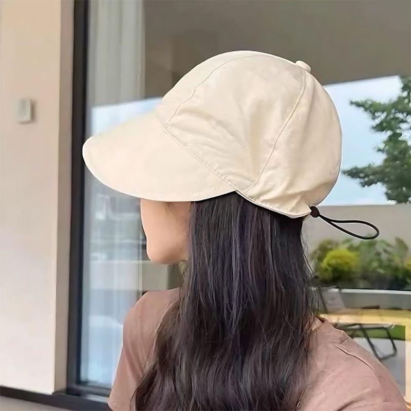 Women's Quick-Dry Duckbill Sun Hat with UV Protection, Wide Brim, and Removable Mask