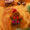 3pcs Christmas Gingerbread Man Xmas Tree Decorative Pendants New Year Gift Hanging Ornaments Christmas Tree Decorations Drops