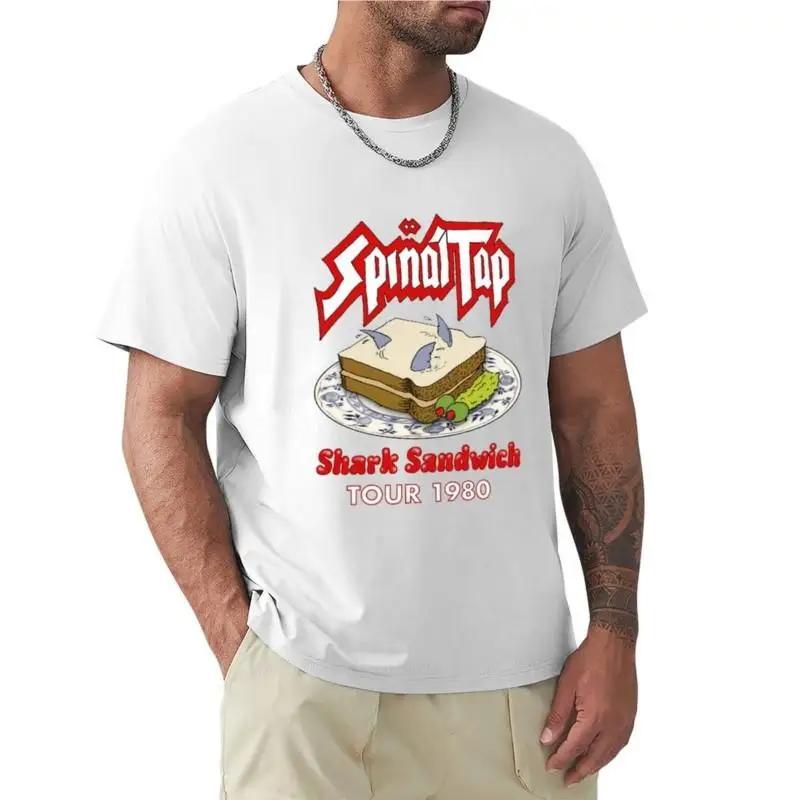 Spinal Tap - Shark Sandwich Tour 1980 Klasické tričko obyčejné tričko zakázková trička navrhni si vlastní tričko pánské
