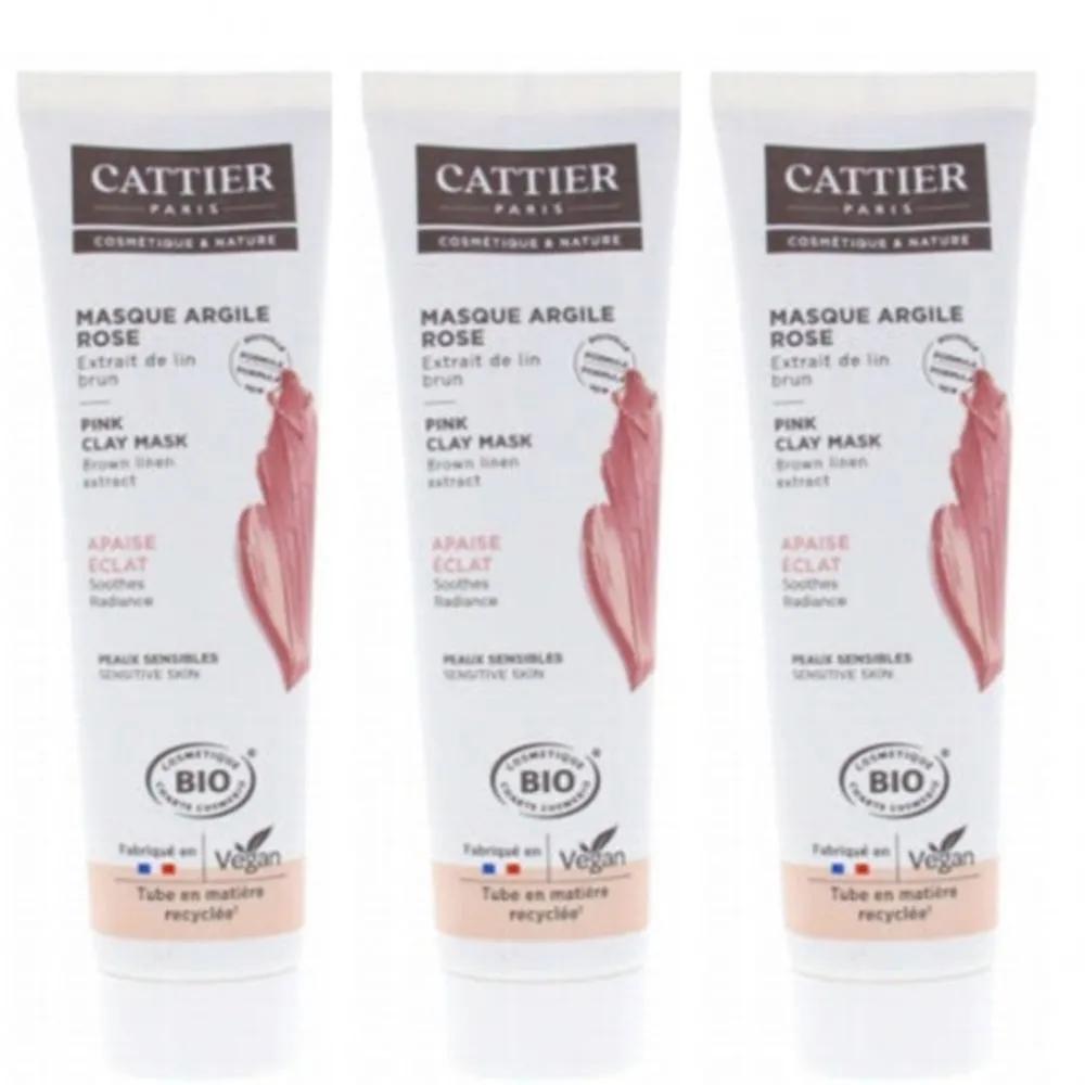 CATTIER Pink Clay Mask 100ml 3 Pieces