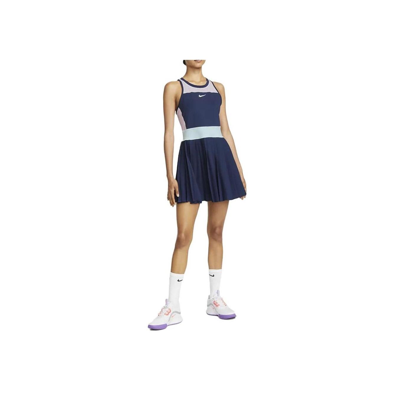 Nike Women s Court Dri-FIT Slam Tennis Dress DV0360-410 XS