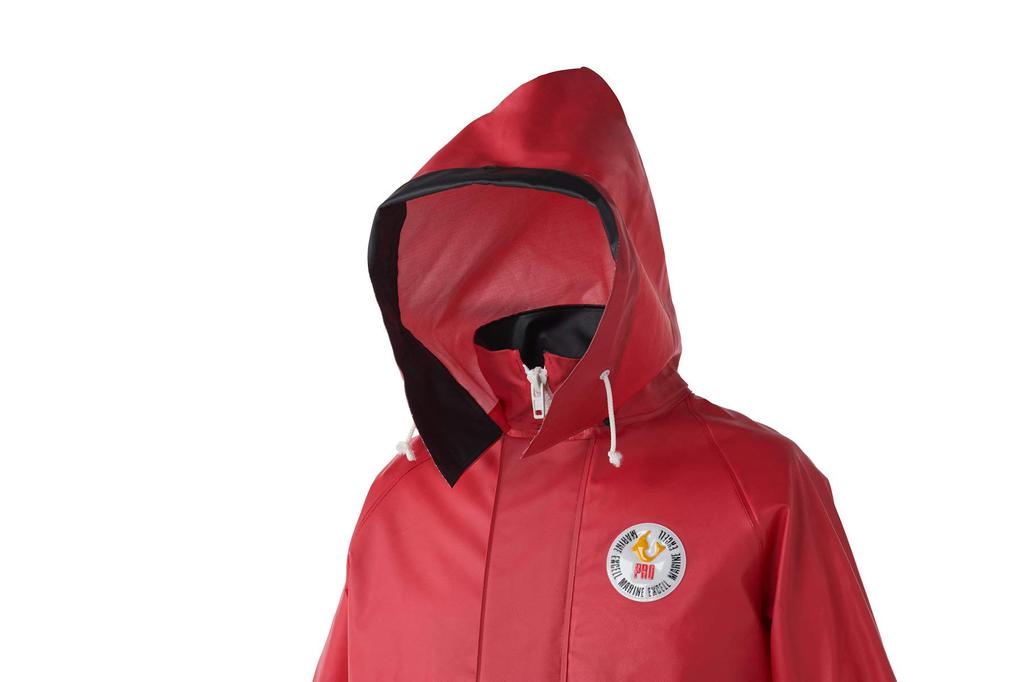 MARINE EXCELL Industrial Rainwear Hypermarine Excel Pro Jacket 12170412 Red, Size L