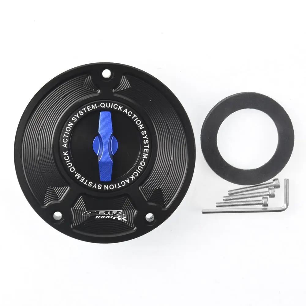 For CBR CBR1000RR /ABS 2004-2013 CBR1000RR Fireblade CNC Fuel Gas Tank Cap Cover Aluminum Keyless Motorcycle Accessories