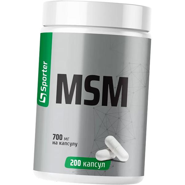 

Метилсульфонилметан, MSM 700, Sporter 200капс (03584004) 200caps