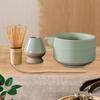 4 Pieces Bamboo Matcha Whisk Scoop and Holder Bowl, Japanese Ceremony Accessory with Tea