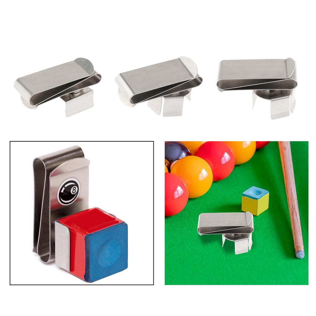 Billiard Chalk Holder Belt Clip Pool Cue Chalk Holder Snooker Chalk Holder