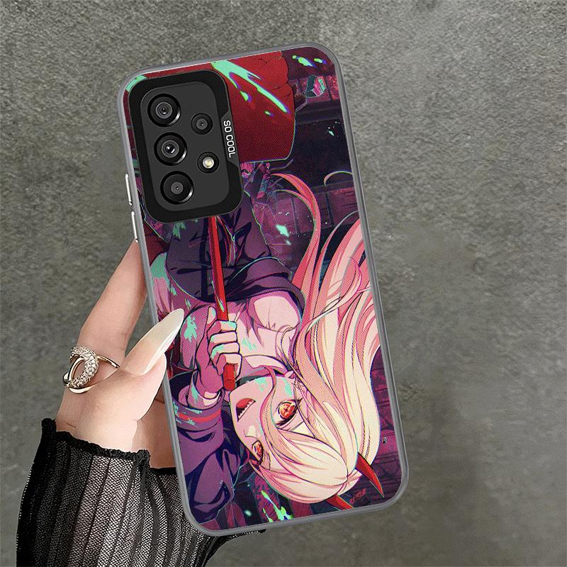 Anime Character Power CSM Soft Phone Case for Samsung A17 A16 A15 A14 A13 A57 A56 A55 A54 A53 A37 A36 A35 A34 A33 A26 A25 A24 A2