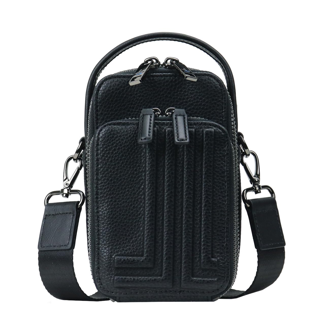 

LANVIN en Bleu Сумка-клатч на плече для смартфона, Tumble, 512123, Чорний