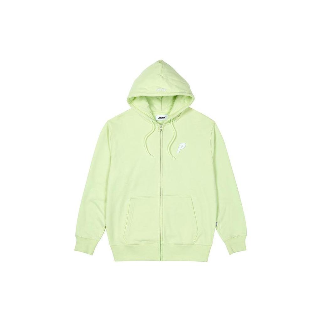 Palace Felt P Zip Hood Mojito Unisex Outerwear Green P24CS113