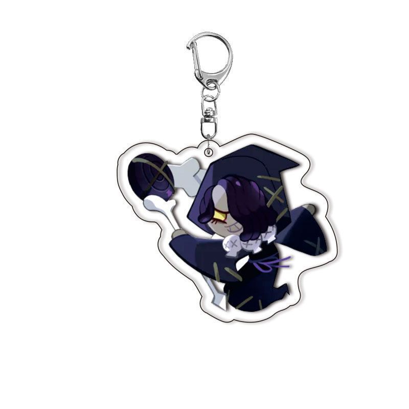 Cookie Run Kingdom Acrylic Game Related Products Keychain Jewelry Friend Fan Gift Bag Charms Souvenir Q Version Cartoon Fashion
