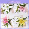 Handcrafted Fake Lily Flower For Wedding Outdoor And Home Decoration